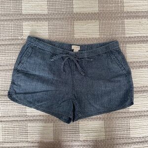 J.Crew Factory Drawstring Chambray Shorts